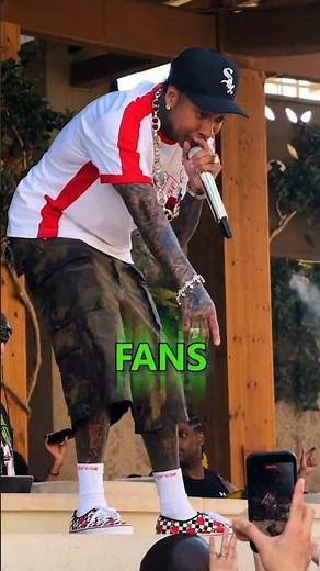 Tyga Brings Massive Energy to a Los Angeles Pool Party 🎤😍 #hiphop #legend #rap