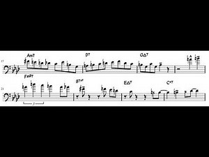 All The Things You Are - Carl Fontana Trombone Solo Transcription