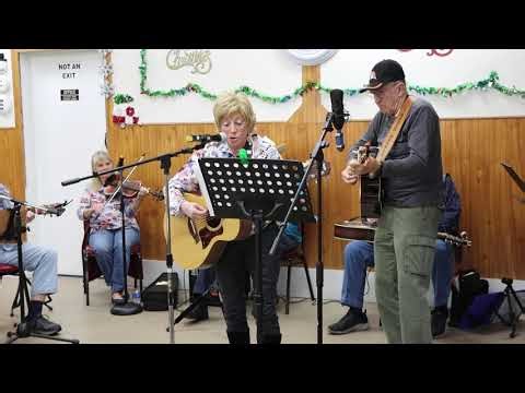 Jean singing at Hal & Friends music, "Blue Transistor Radio"