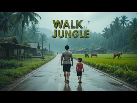 Walking Barefoot in the Jungle #BarefootWalk #NaturalLiving #EarthTouch