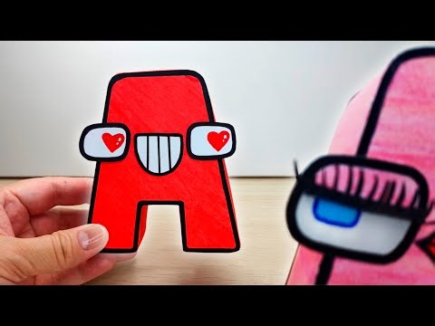 Cool Craft | Paper Alphabet Lore A+A 💕