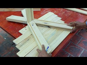 Modern homemade potted plants // How to build - Wood processing