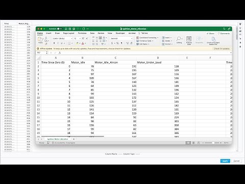 Copying Across Data from Excel into Ignition Memory Dataset Tags