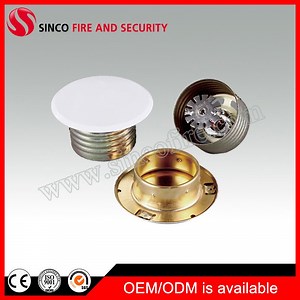 [Hot Item] 3mm Quick Response Fire Sprinkler Conceal Type Fire Sprinkler Head