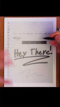 Supernote's Gesture System Is Next Level #supernote #einktablet #notetaking #eink #productivity