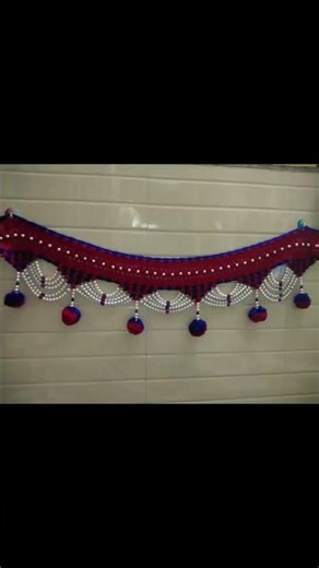 Handmade woolen Toran 🌟🌟 #crochet # woolen Toran