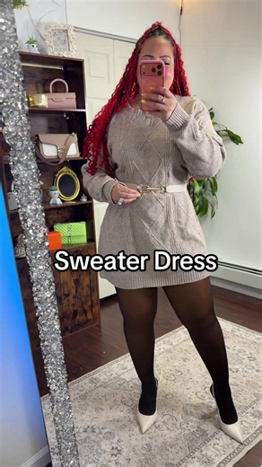 Sweater Dress with Pockets