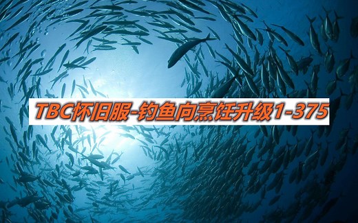 TBC怀旧服-钓鱼向烹饪升级1-375