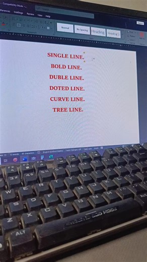 8.6K views · 147 reactions | Ms Word All Style line Tricks #viralphotochallenge #exceltricks #excelshortcuts #shortcutkeys #photochallenge #picoftheday #shivratan #neci #msexceltricks #photooftheday | NECI Computer Institute | Facebook