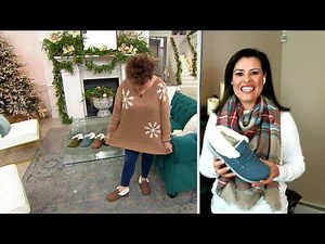 Vionic Indoor-Outdoor Flannel Slippers on QVC