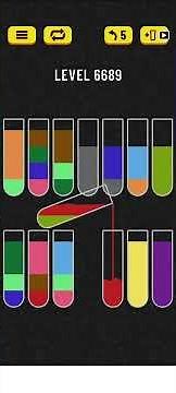 water sort puzzle level 6689