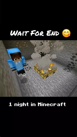 my first night in Minecraft#minecraft #shorts #gaming gami#tranding #viral #love #shree #minecraftpe