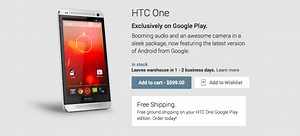HTC One Google Play edition next to receive Android 4.4.2