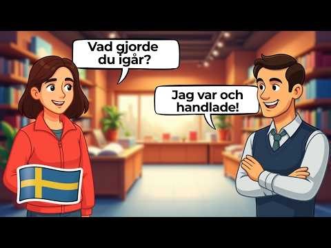 4 Easy Swedish Dialogues for Beginners | Everyday Situations in Sweden (A1-A2 Level)