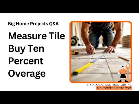 Bathroom Tile Yield Calculator Ten Percent Overage Guide