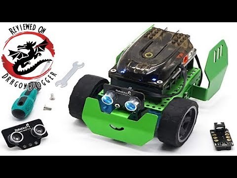 Building the Robobloq QScout Robotics Kit and a Test Drive