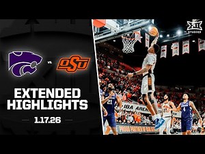 Kansas State vs. Oklahoma State Extended Highlights | 2025-26 Big 12 Men's Basketball