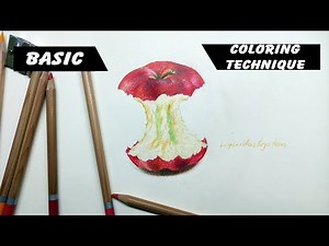 How to drawing a bitten Apple | Step by Step 🍎