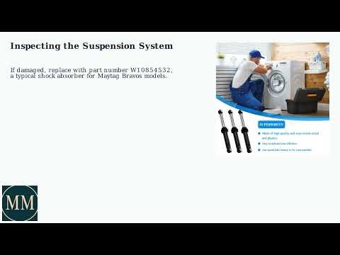 How to Fix Maytag Bravos Washer UL Error Code – Unbalanced Load, Leveling & Suspension Fix