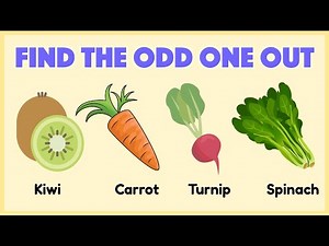 Find the Odd One Out | Odd One Out Challenge for Kids | Picture Quiz for Children