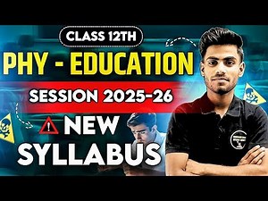 Class 12 Physical Education Syllabus 2025-26 In Hindi || Class 12 Physical Education Syllabus