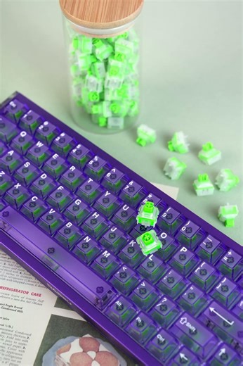 Kailh Aurora Green Magnetic Switch ✖ Dareu Cool 68 Pro