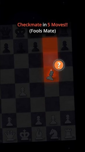 How to Checkmate in 5 Moves!! (Fools Mate)