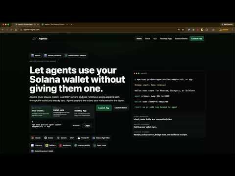 Agentic Demo - AI Agent Wallet Approvals on Solana