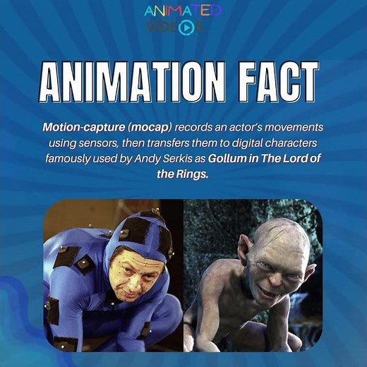 How Motion Capture Makes Gollum Feel Real 🎭 | #animation