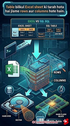 SQL Table kya Hota Hai? Explained in Hindi #shorts