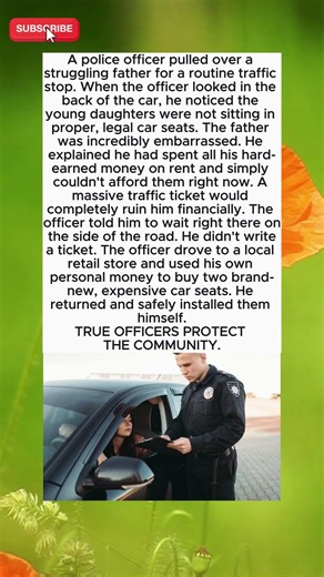 THE POLICE OFFICER PULLED THE FATHER OVER 🚓🚨