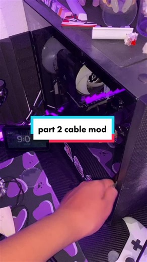 part 2 cable mod #fyp #TakisTransformation #foryou #techtok #kweetawn #fyp #carterpcs