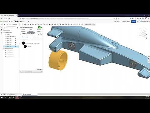 Advanced F1 in Schools Cadet Car - pt7. Assembly