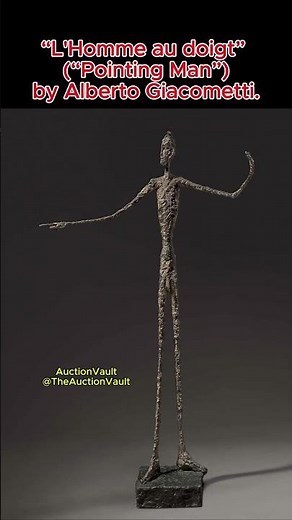 The $141,300,000 Sculpture Alberto Giacometti