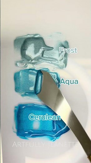 Blending Silver & Blue into 3 Beautiful Shades