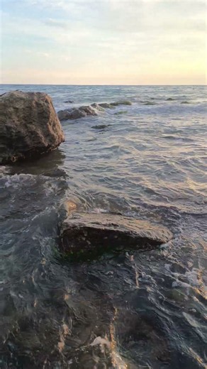 Gentle Ocean Waves at Sunset #naturalsounds #sleepwell #coastal