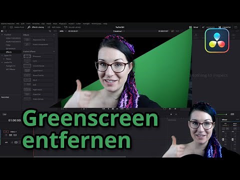 💚 3 Methoden den Greenscreen 💚 zu entfernen in DaVinci Resolve 17 - Tutorial [DEUTSCH]