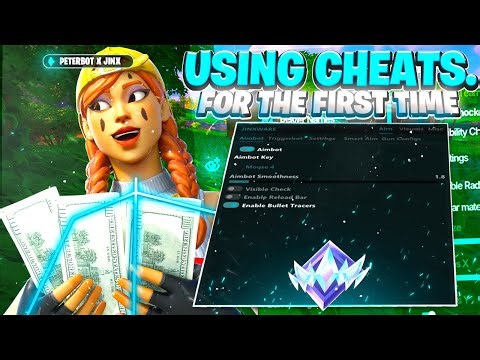 Trying cheats first time jinx solutions fortnite premium ft. pretty