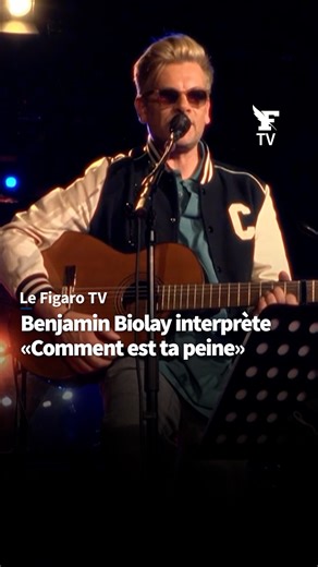 Le Figaro Culture on Instagram: "Benjamin Biolay interprète pour le «Live Musique» du Figaro l'un de ses plus grands tubes, «Comment est ta peine»."