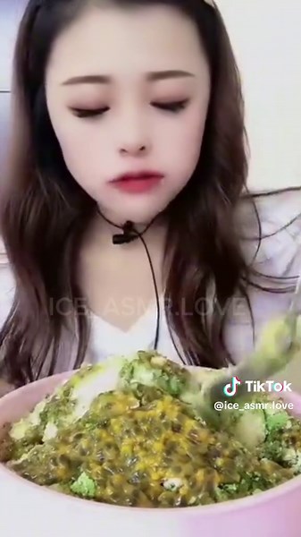 #ASMR #onlybites #ice #iceeating #passionfruitice | ice