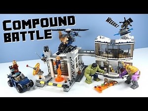 LEGO Avengers Endgame Compound Battle Set Build Review 2019