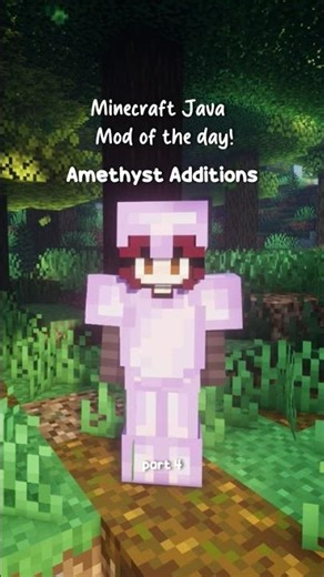 Amethyst tools and armor! Minecraft Java Mods - Part 4
