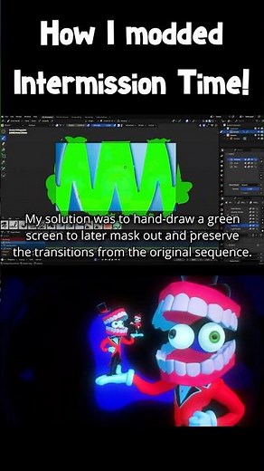 How I Edited Intermission Time! #theamazingdigitalcircus #tadc #animation #blender #edit