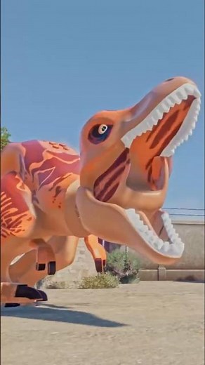 Lego T.Rex Vs Power Devour T-Rex | Jurassic World Evolution 2