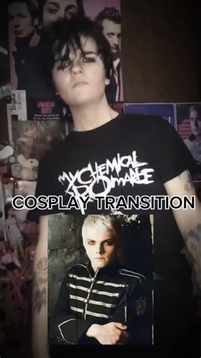 Gerard Way cosplay mcr @mychemicalromance #cosplay #emo #mcr #gerardway #mcrmy #fypp #rockband