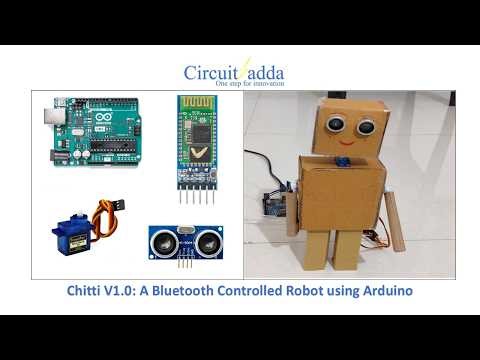 Arduino Project #31: How to Make DIY Chitti Robot V1.0 | Bluetooth Controlled Arduino Robot