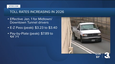 Elizabeth River toll rates see slight increases for 2026