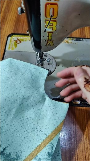 Perfectly sew rounded corners with this easy technique for a neat look #RoundedCorners