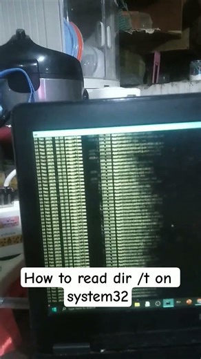 how to read dir /t on system32