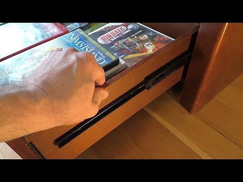 How to Remove Drawers with Metal Ball Bearing Tracks